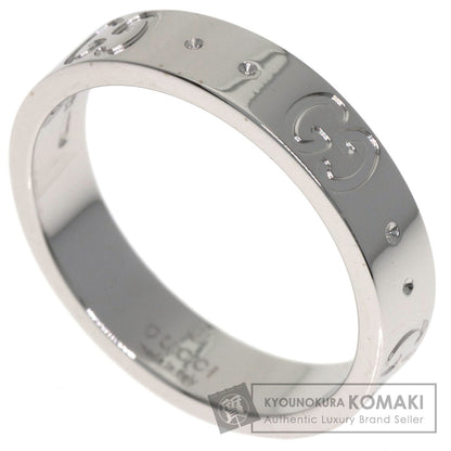 GUCCI Icon # 9 Ring K18 White Gold Ladies [Used]