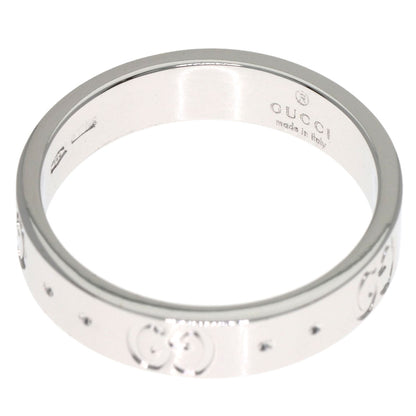 GUCCI Icon # 9 Ring K18 White Gold Ladies [Used]