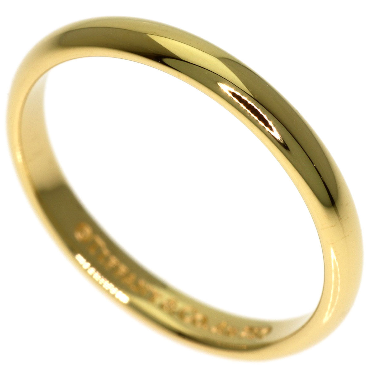 TIFFANY&Co. wedding Ring K18 Yellow Gold Ladies [Used]
