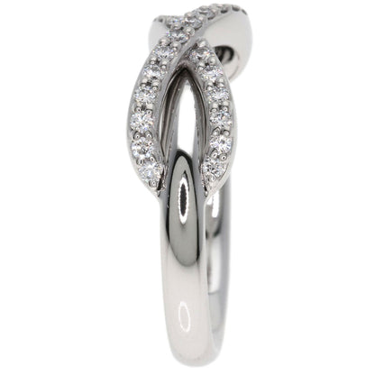 TIFFANY&Co. Infinity Diamond Ring K18 White Gold Ladies [Used]