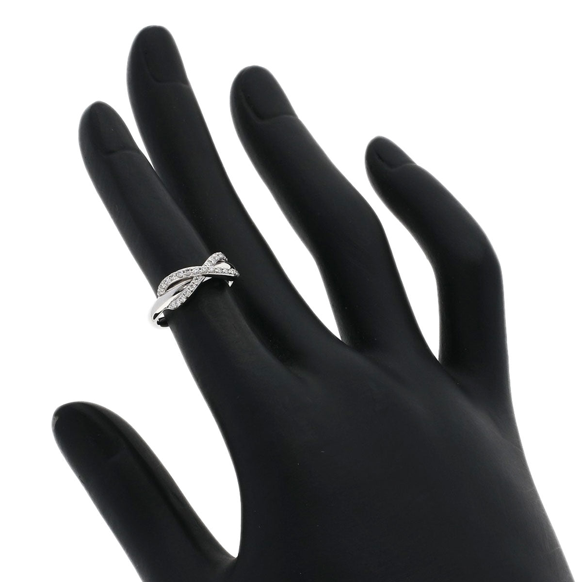 TIFFANY&Co. Infinity Diamond Ring K18 White Gold Ladies [Used]