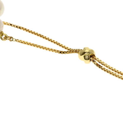 TASAKI Slide Pearl Pearl Necklace K18 Yellow Gold Ladies [Used]
