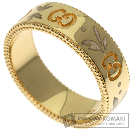GUCCI Icon Bloom Ring K18 Yellow Gold Ladies [Used]