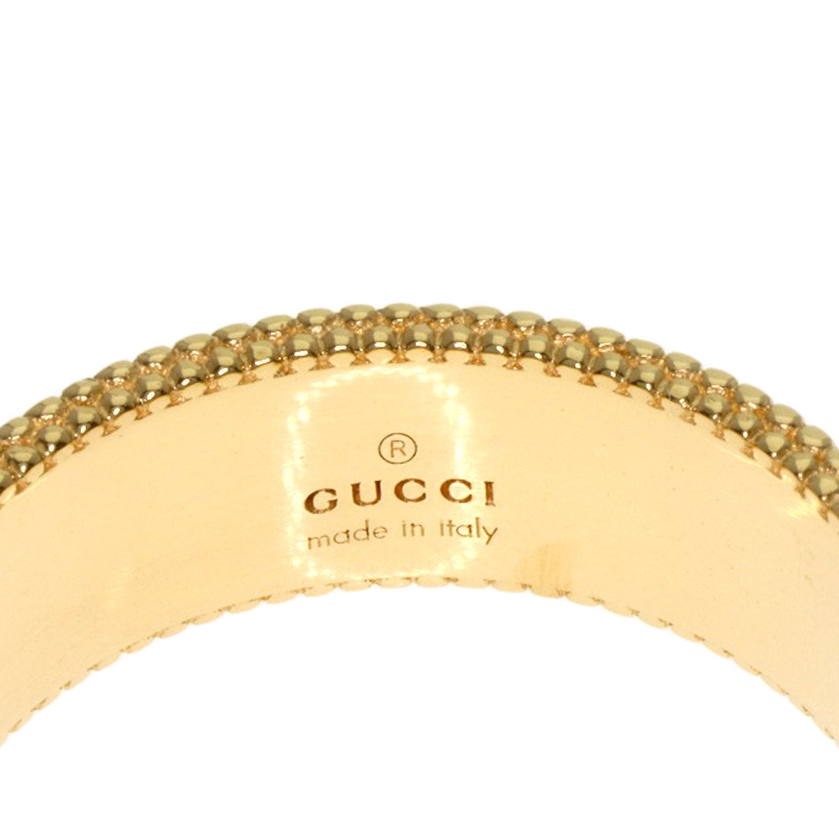 GUCCI Icon Bloom Ring K18 Yellow Gold Ladies [Used]