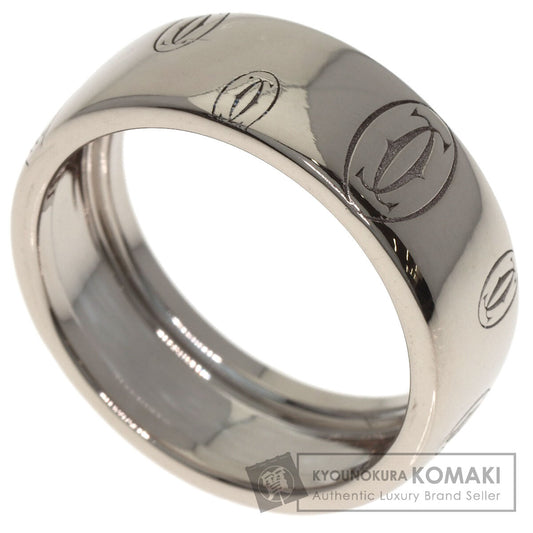 CARTIER Happy birthday # 59 Ring K18 White Gold unisex [Used]