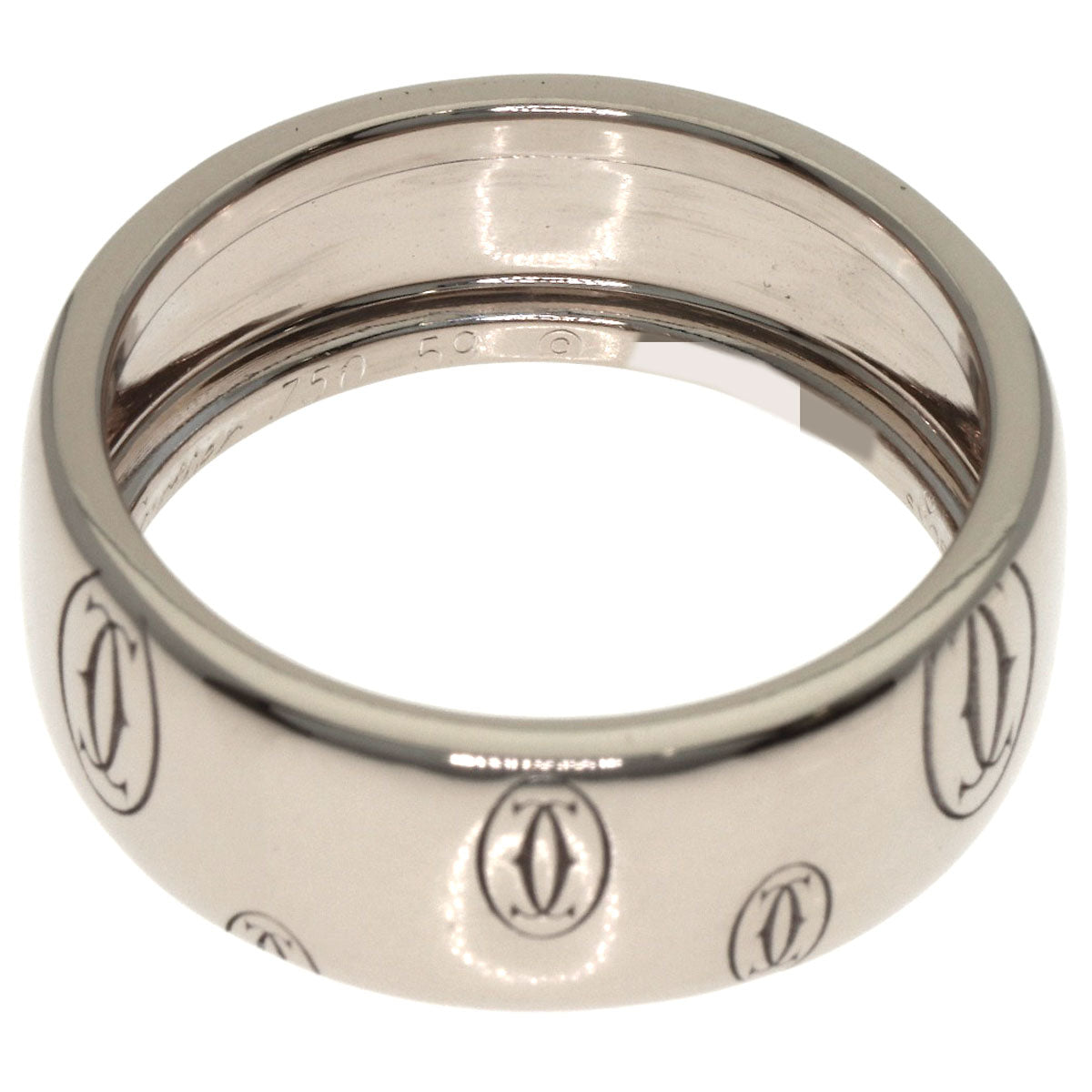 CARTIER Happy birthday # 59 Ring K18 White Gold unisex [Used]