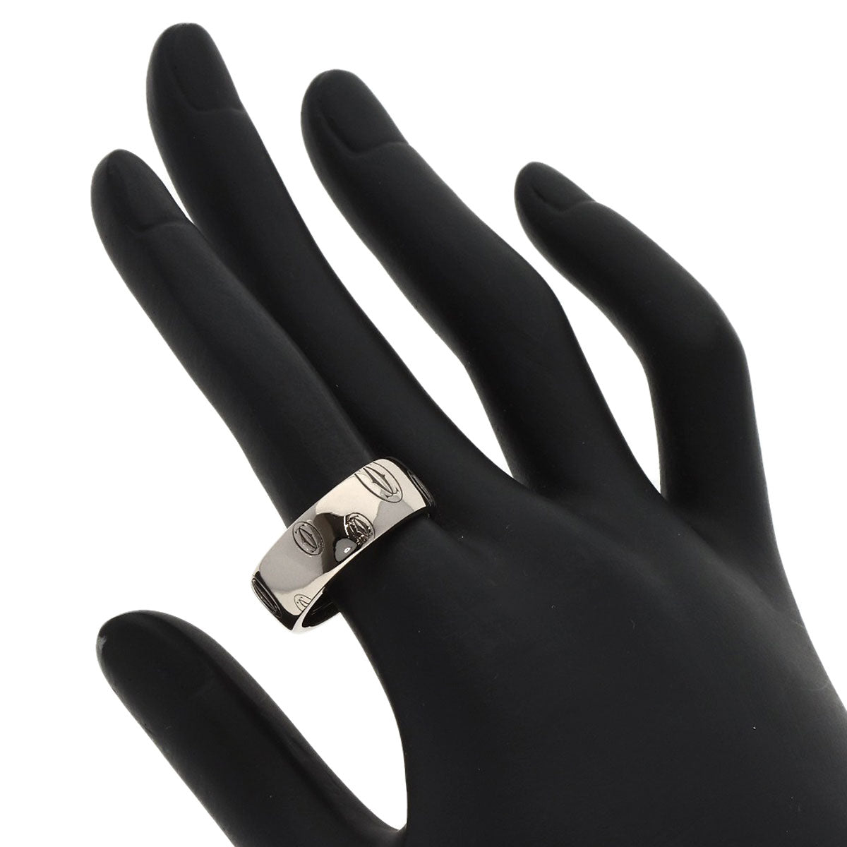 CARTIER Happy birthday # 59 Ring K18 White Gold unisex [Used]