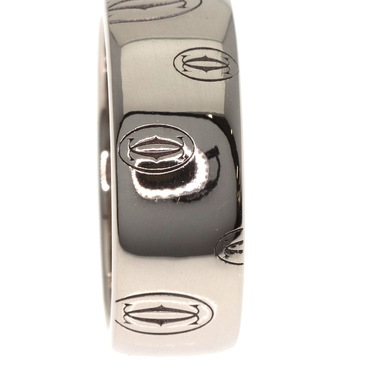 CARTIER Happy birthday # 59 Ring K18 White Gold unisex [Used]