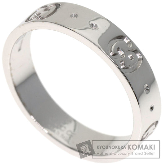 GUCCI Icon # 10 Ring K18 White Gold Ladies [Used]
