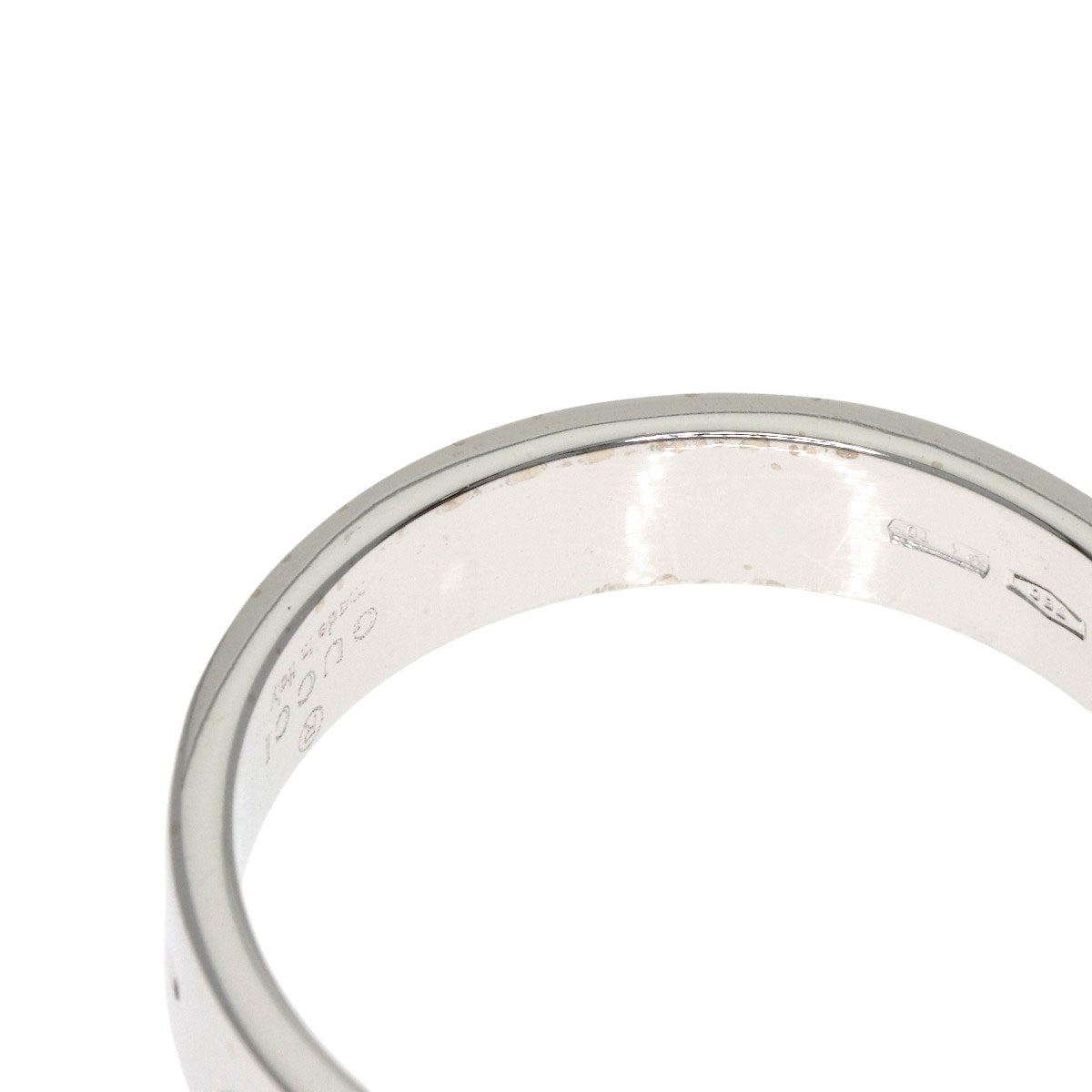 GUCCI Icon # 10 Ring K18 White Gold Ladies [Used]