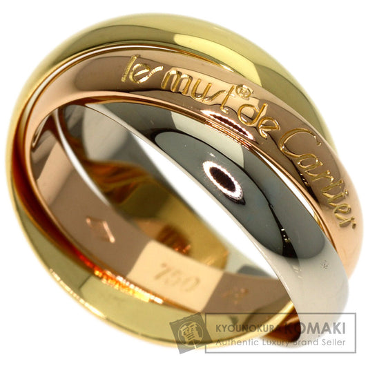 CARTIER Trinity #48 Ring K18 Yellow Gold K18 White GoldLadies [Used]