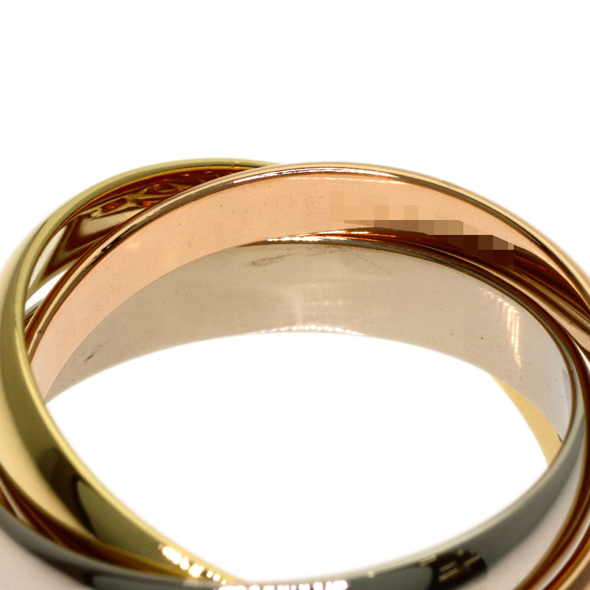 CARTIER Trinity #48 Ring K18 Yellow Gold K18 White GoldLadies [Used]