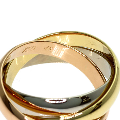 CARTIER Trinity #48 Ring K18 Yellow Gold K18 White GoldLadies [Used]