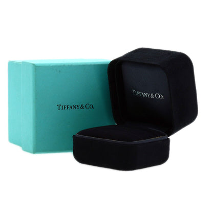 TIFFANY&Co. Curved Band 1P Diamond Ring K18 Yellow Gold Ladies [Used]