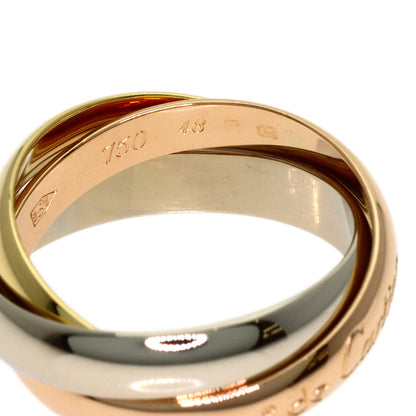 CARTIER Trinity #48 Ring K18 Yellow Gold K18 White GoldLadies [Used]