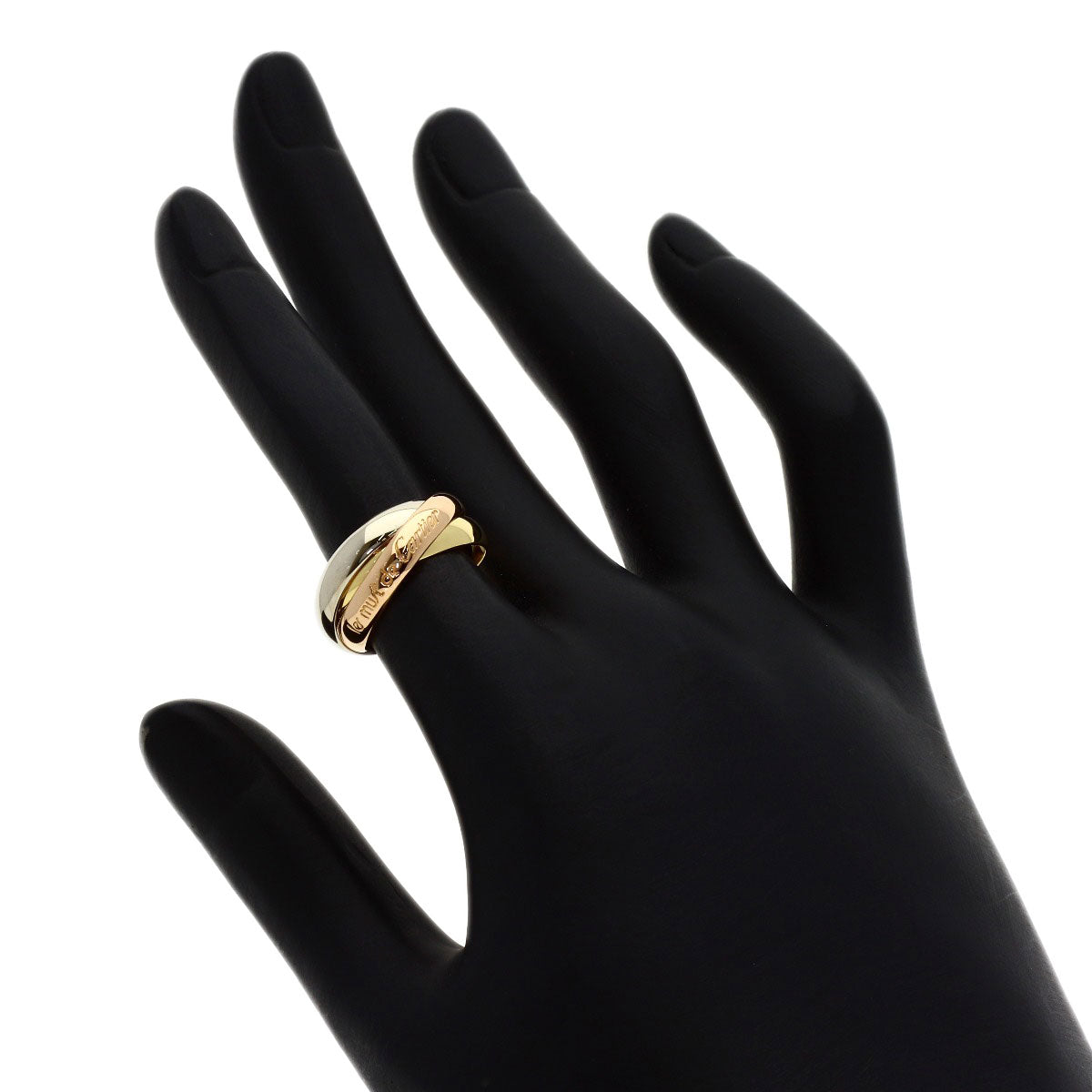 CARTIER Trinity #48 Ring K18 Yellow Gold K18 White GoldLadies [Used]