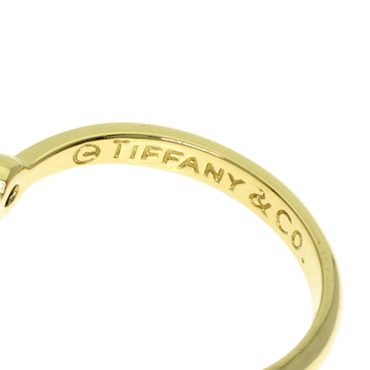 TIFFANY&Co. Open Heart Diamond Ring K18 Yellow Gold Ladies [Used]