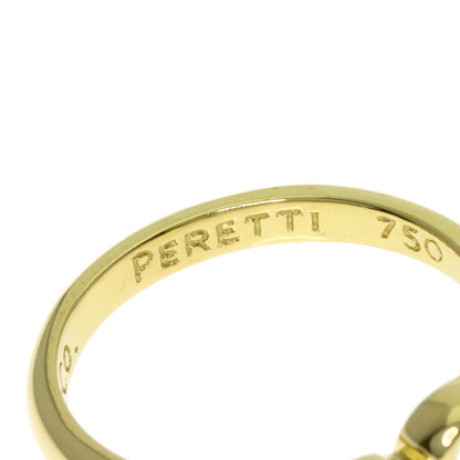 TIFFANY&Co. Open Heart Diamond Ring K18 Yellow Gold Ladies [Used]