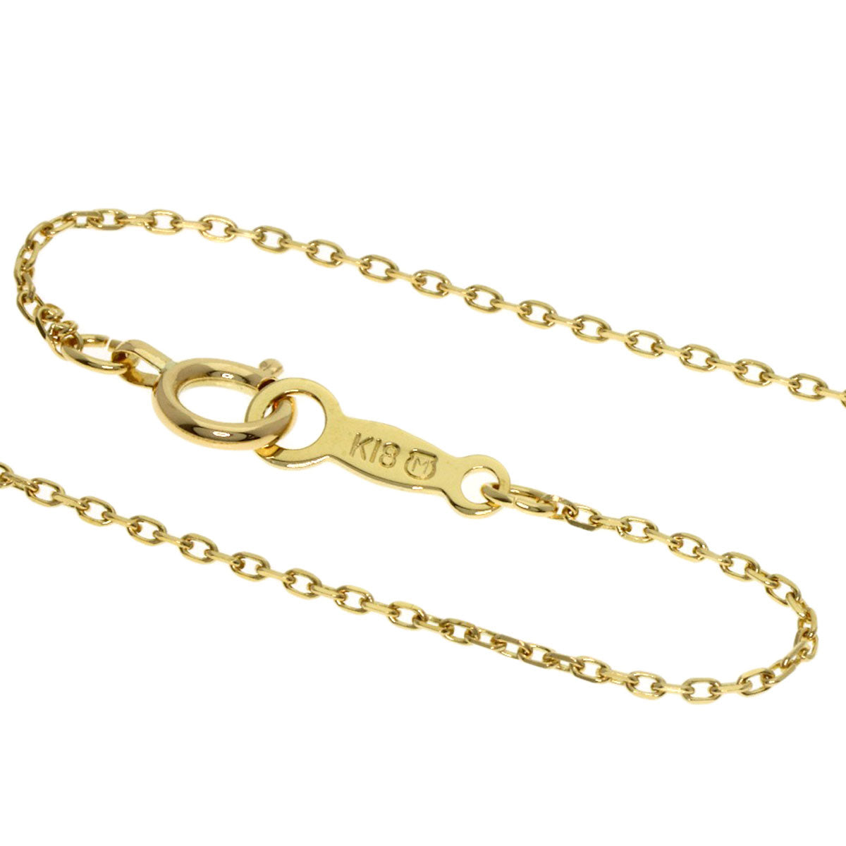 MIKIMOTO Pearl Pearl Diamond Necklace K18 Yellow Gold Ladies [Used]