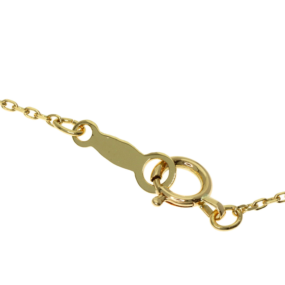 MIKIMOTO Pearl Pearl Diamond Necklace K18 Yellow Gold Ladies [Used]