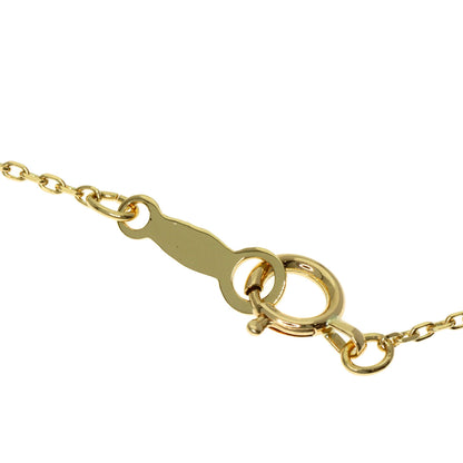 MIKIMOTO Pearl Pearl Diamond Necklace K18 Yellow Gold Ladies [Used]