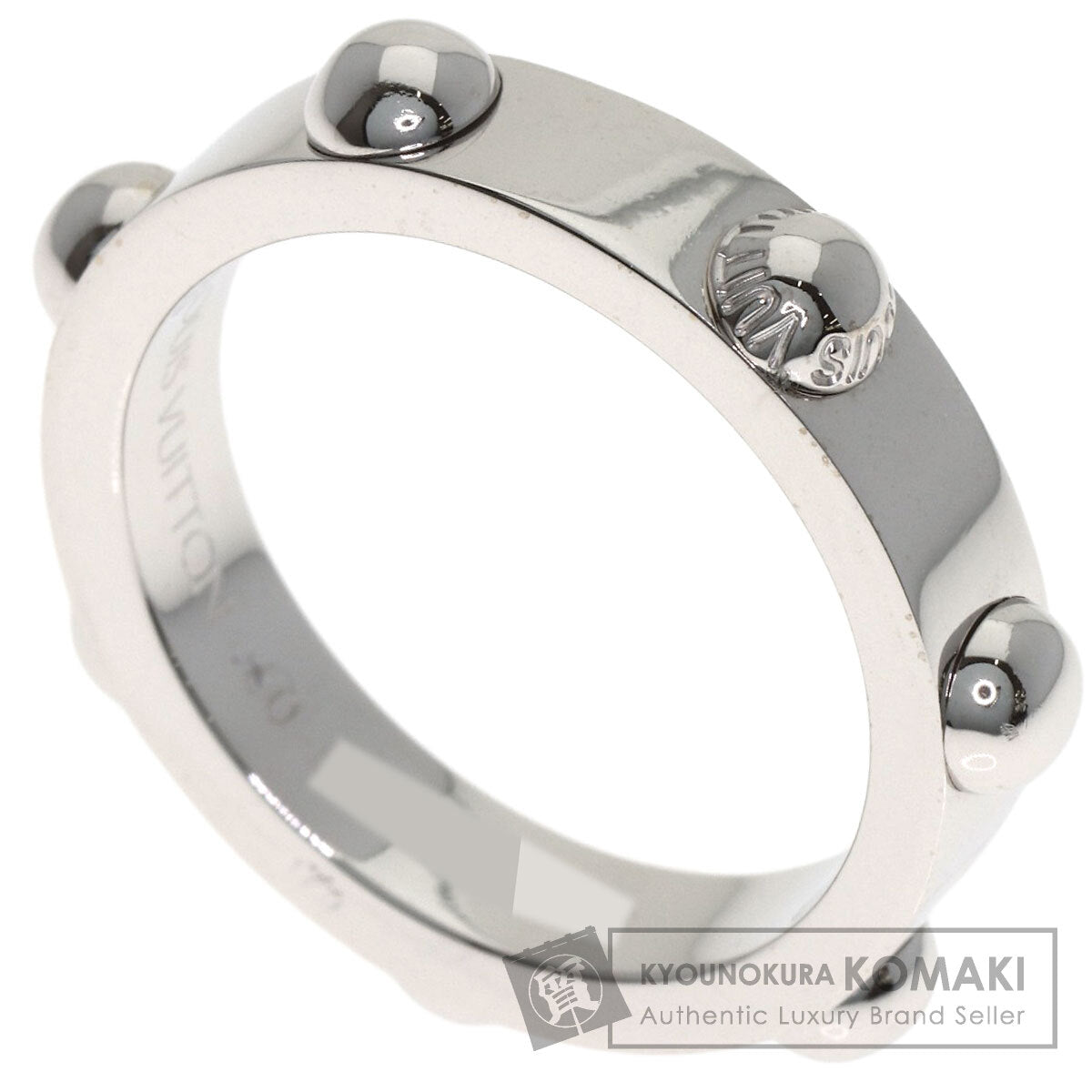 LOUIS VUITTON Empreinte #60 Ring K18 White Gold unisex [Used]