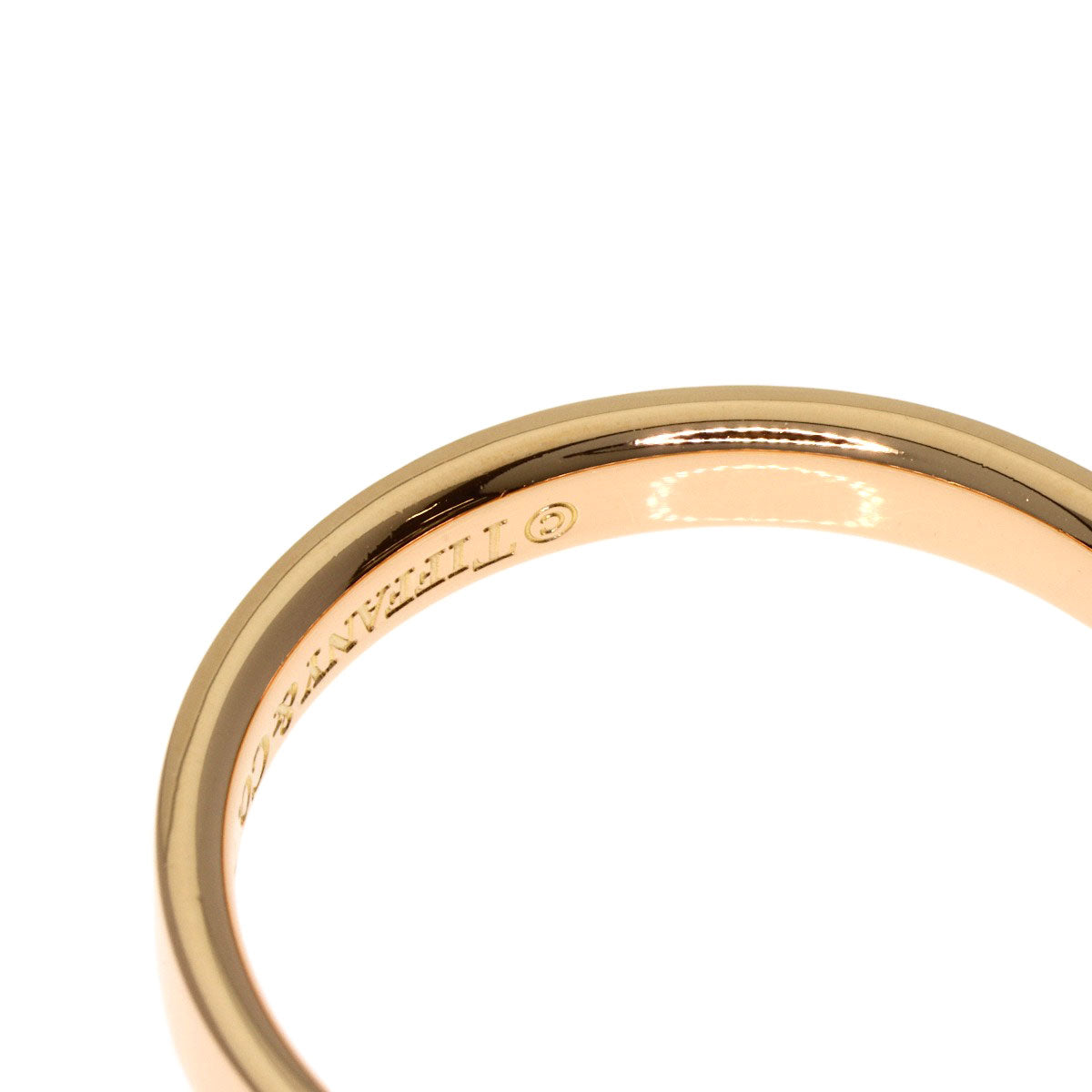 TIFFANY&Co. wedding Ring K18 Pink Gold Ladies [Used]