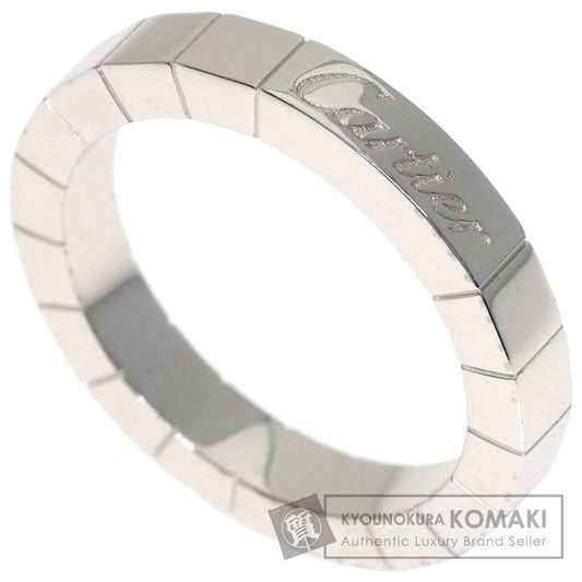 CARTIER Laniere # 48 Ring K18 White Gold Ladies [Used]