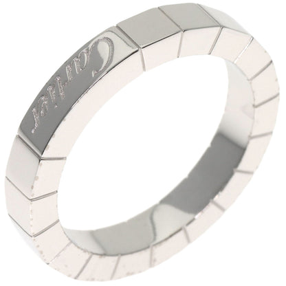 CARTIER Laniere # 48 Ring K18 White Gold Ladies [Used]