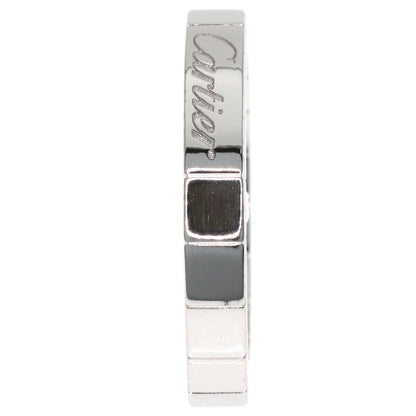 CARTIER Laniere # 48 Ring K18 White Gold Ladies [Used]