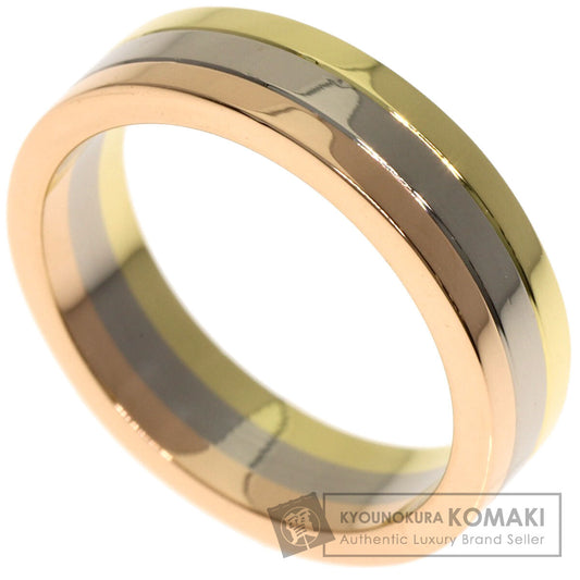 CARTIER Three colors # 48 Ring K18 Yellow Gold K18 White GoldLadies [Used]