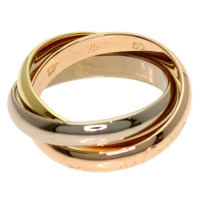 CARTIER Trinity #50 Ring K18 Yellow Gold K18 White GoldLadies [Used]