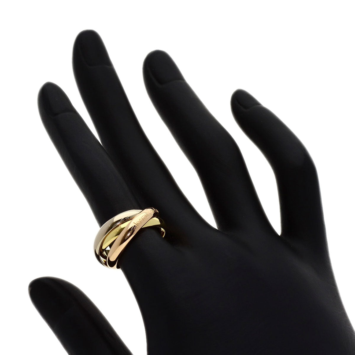 CARTIER Trinity #50 Ring K18 Yellow Gold K18 White GoldLadies [Used]