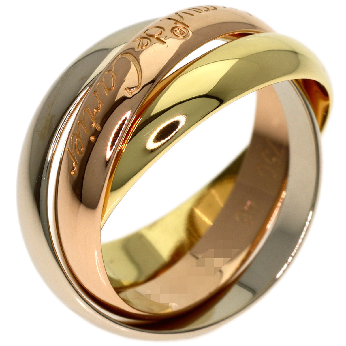 CARTIER Trinity #46 Ring K18 Yellow Gold K18 White GoldLadies [Used]