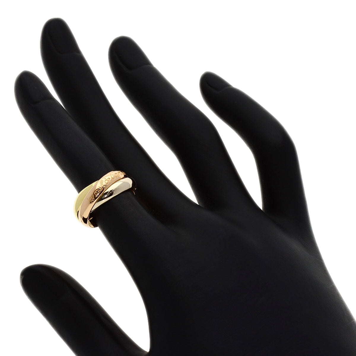 CARTIER Trinity #46 Ring K18 Yellow Gold K18 White GoldLadies [Used]