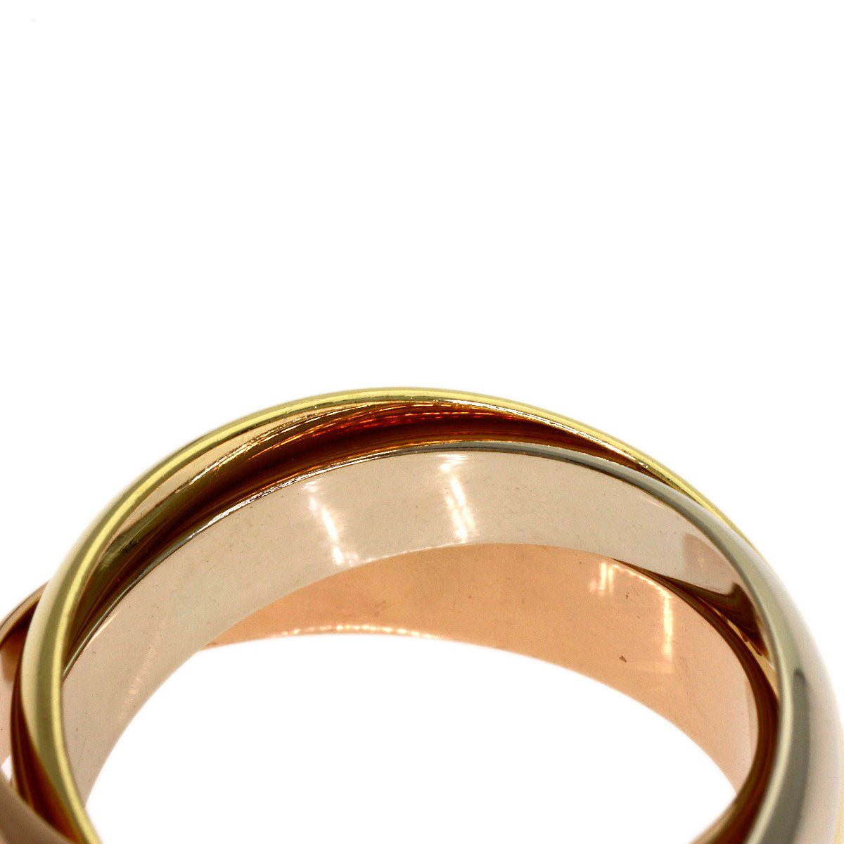 CARTIER Trinity #46 Ring K18 Yellow Gold K18 White GoldLadies [Used]