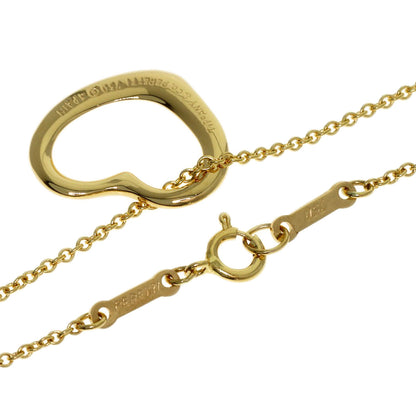 TIFFANY&Co. Open heart Necklace K18 Yellow Gold Ladies [Used]