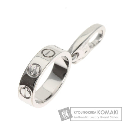 CARTIER Baby love charm Pendant top K18 White Gold Ladies [Used]