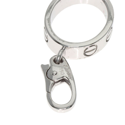 CARTIER Baby love charm Pendant top K18 White Gold Ladies [Used]