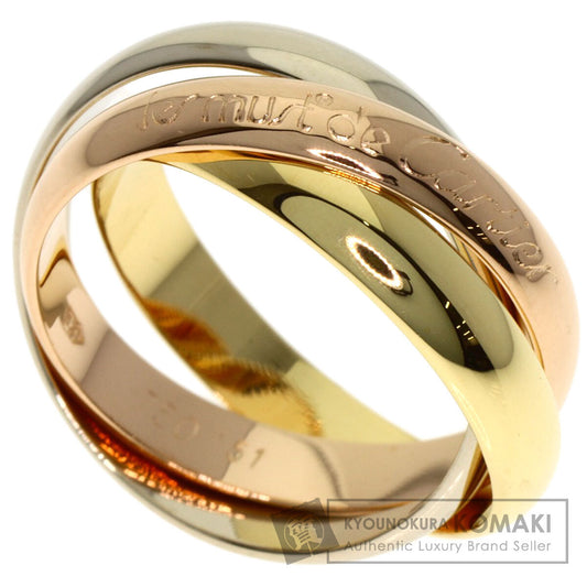 CARTIER Trinity #51 Ring K18 Yellow Gold 18K Pink GoldLadies [Used]