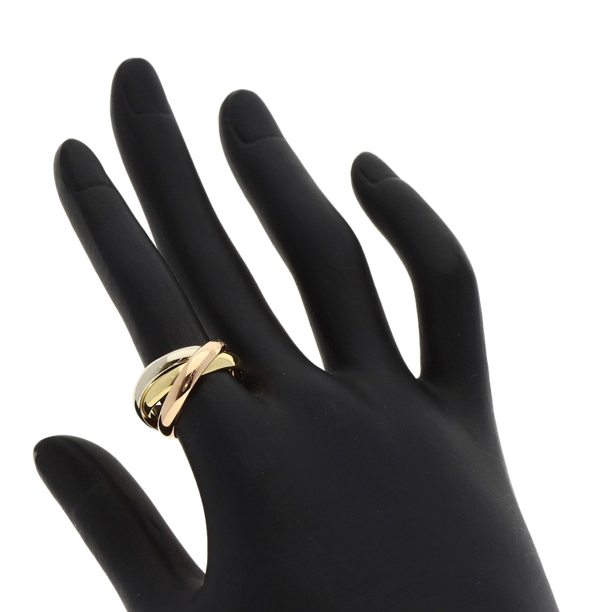 CARTIER Trinity #51 Ring K18 Yellow Gold 18K Pink GoldLadies [Used]