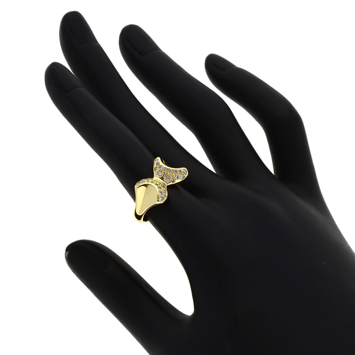 TIFFANY&Co. Butterfly Peretti Diamond Ring K18 Yellow Gold Ladies [Used]