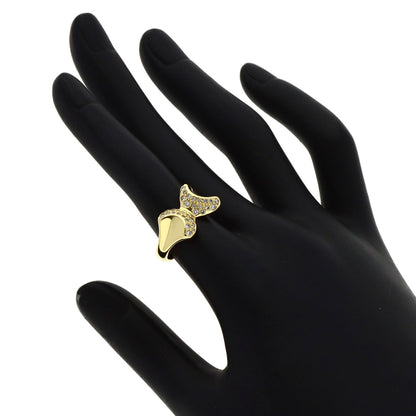 TIFFANY&Co. Butterfly Peretti Diamond Ring K18 Yellow Gold Ladies [Used]