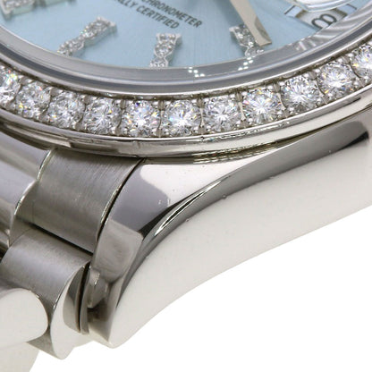 ROLEX Datejust 28 Bezel Diamond Watches 279136RBR Platinum/PT Ladies
