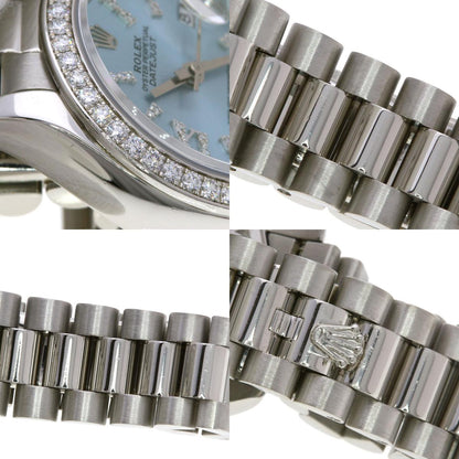 ROLEX Datejust 28 Bezel Diamond Watches 279136RBR Platinum/PT Ladies