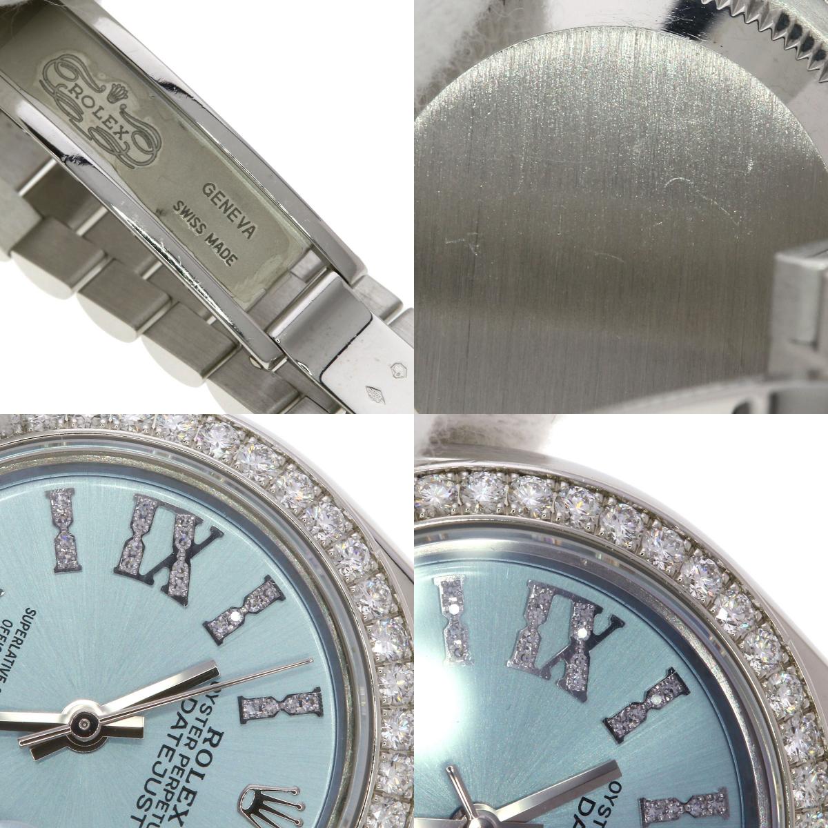 ROLEX Datejust 28 Bezel Diamond Watches 279136RBR Platinum/PT Ladies