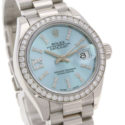 ROLEX Datejust 28 Bezel Diamond Watches 279136RBR Platinum/PT Ladies