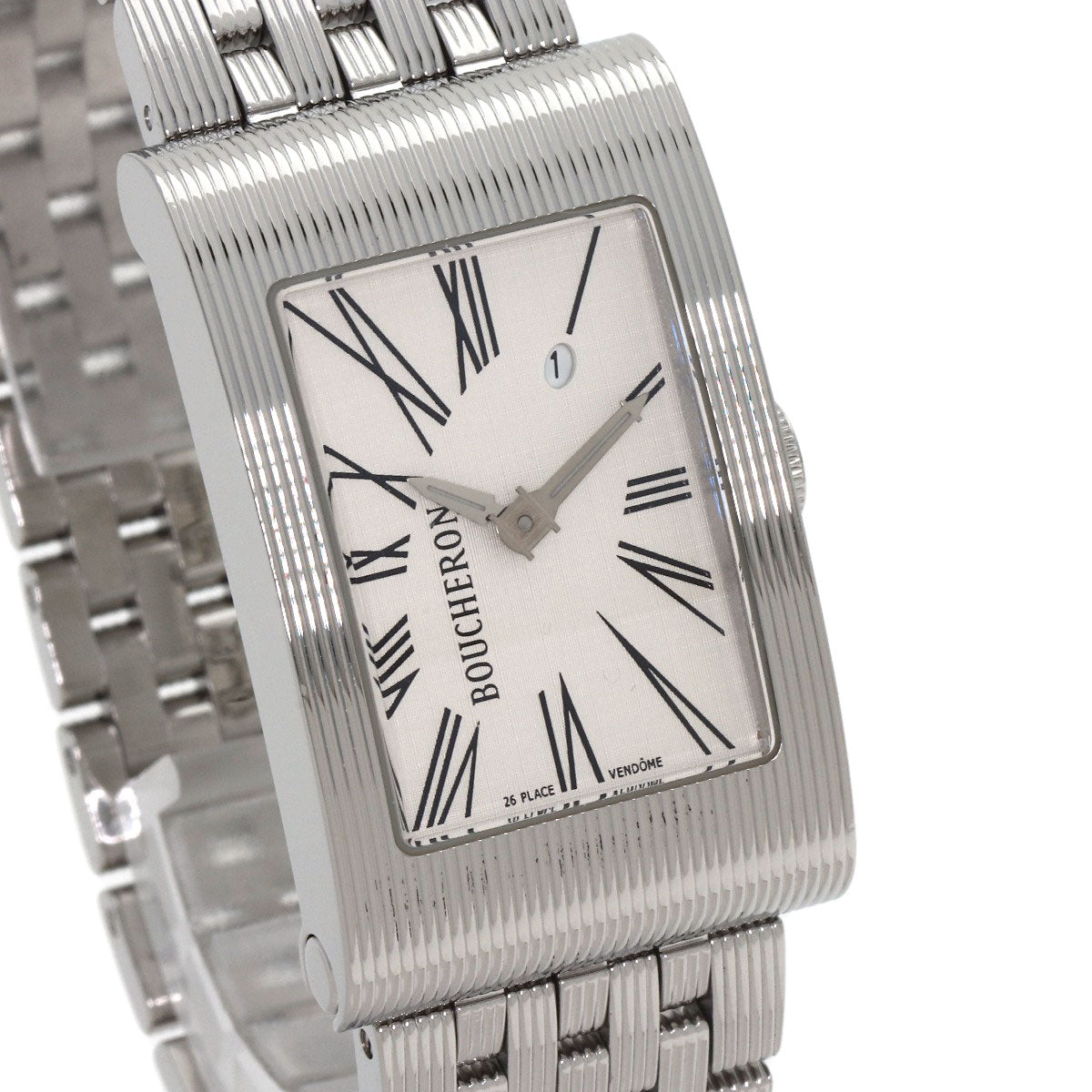 Boucheron Reflation Watches Stainless Steel/Stainless Steel mens
