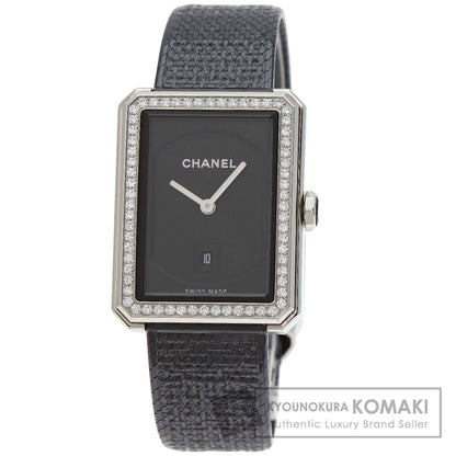 CHANEL Boyfriend Tweed Diamond Watches H5318 Stainless Steel/Stainless Steel Ladies