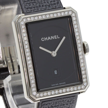 CHANEL Boyfriend Tweed Diamond Watches H5318 Stainless Steel/Stainless Steel Ladies
